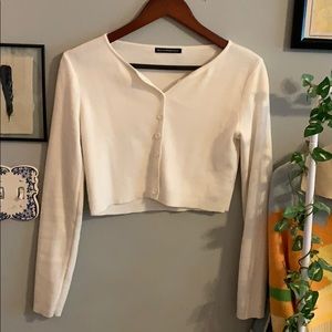 BRAND NEW Brandy Melville White Cardigan